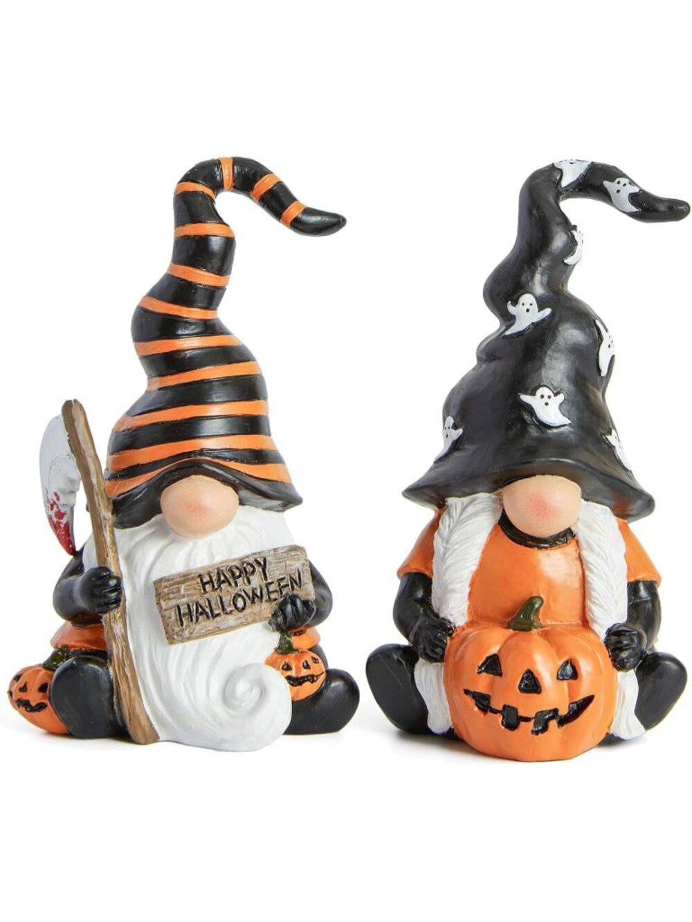 Halloween Table Decorations Gnomes for Desk Shelf Tray Decor Figurines Set